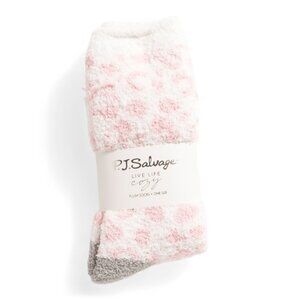 PJ SALVAGE Pink Multi Cozy Fun Socks